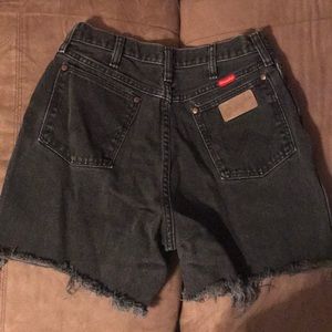 Wrangler Denim High Waisted Shorts